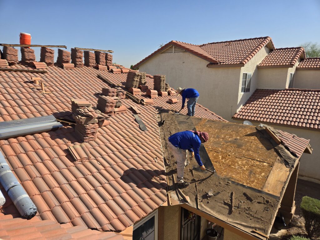 T&K Roofing Handling a Full Roof Replacement in Arizona